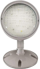 Philips - 1 Head, 3.6V, Thermoplastic, LED Emergency Light - 2 Watts, 7" Long x 7" High x 7" Wide, Battery Not Included - Eagle Tool & Supply