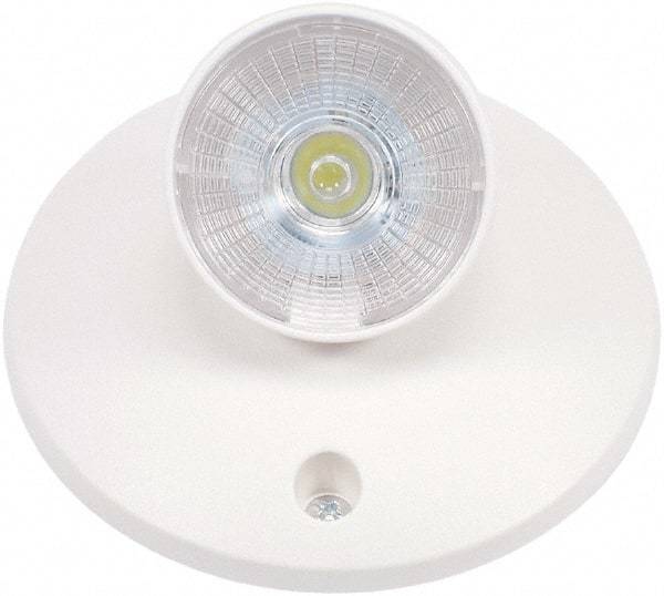 Philips - 1 Head, 3.6V, Thermoplastic, LED Emergency Light - 2 Watts, 4" Long x 4" High x 7" Wide, Battery Not Included - Eagle Tool & Supply