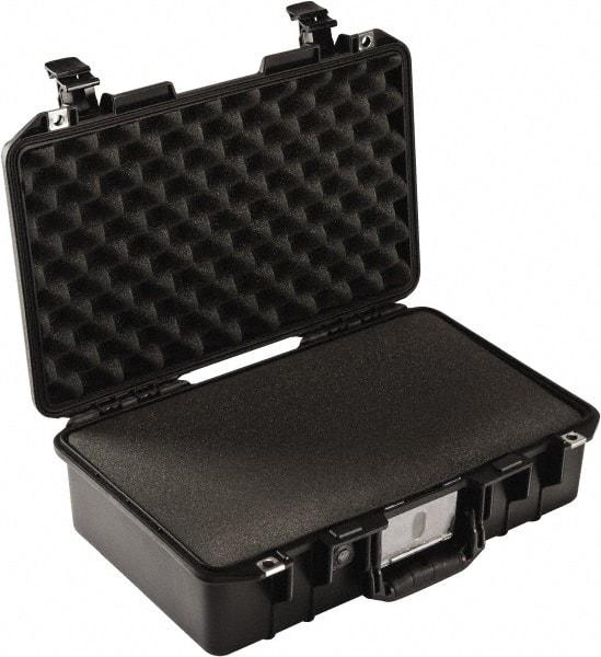 Pelican Products, Inc. - 12-51/64" Wide x 6-57/64" High, Aircase w/Foam - Black - Eagle Tool & Supply