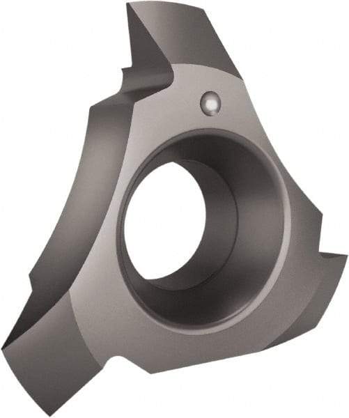 Vargus - 0.5 to 1mm Pitch, 28-27 TPI, Internal Thread, Partial Profile 60° Standard, 9VI VBX Grade Thread Mill Insert - Carbide, TiCN Coating - Eagle Tool & Supply