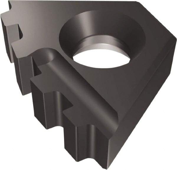 Vargus - 14DER External Right Hand 5 BUT Laydown Threading Insert - Grade VTX, TiAlN Coated Carbide - Eagle Tool & Supply