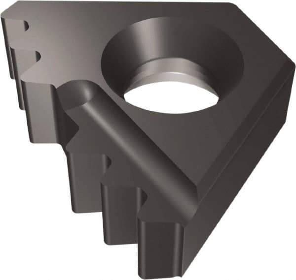 Vargus - 14DER External Right Hand 8 API Round Laydown Threading Insert - Grade VTXP, TiAlN Coated Carbide - Eagle Tool & Supply