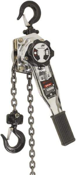 Ingersoll-Rand - 3,300 Lb Lifting Capacity, 15' Lift Height, Lever Hoist - Made from Chain, 53 Lb Avg Pull to Lift Rated Load, 1 Chain - Eagle Tool & Supply