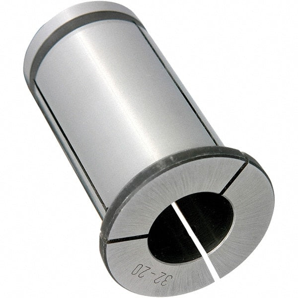 Techniks - 8mm ID x 20mm OD, 25mm Head Diam, Sealed Hydraulic Chuck Sleeve - Eagle Tool & Supply