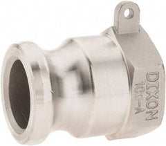 Dixon Valve & Coupling - 1" Stainless Steel Cam & Groove Suction & Discharge Hose Male Adapter Female NPT Thread - Part A, 1" Thread, 250 Max psi - Eagle Tool & Supply