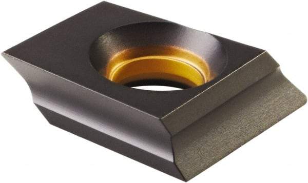 Kennametal - D2FIX110403 HP Grade KCU10 Carbide Turning Insert - AlTiN Finish, 56° Irregular, 4mm Thick, 0.012" Corner Radius - Eagle Tool & Supply