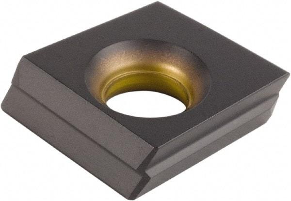 Kennametal - C2FIX110404 MN Grade KCU10 Carbide Turning Insert - AlTiN Finish, Irregular, 4mm Thick, 1/64" Corner Radius - Eagle Tool & Supply
