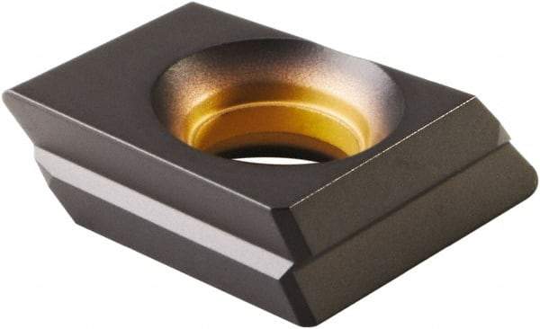 Kennametal - D2FIX110405 MN Grade KCP40 Carbide Turning Insert - TiN/MT/TiCN/Al2O3 Finish, 56° Irregular, 4mm Thick, 0.5mm Corner Radius - Eagle Tool & Supply