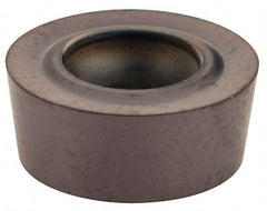 Kennametal - RCGT1204M0 MS Grade KCU25 Carbide Turning Insert - AlTiN Finish, Round, 12mm Inscr Circle, 3/16" Thick - Eagle Tool & Supply