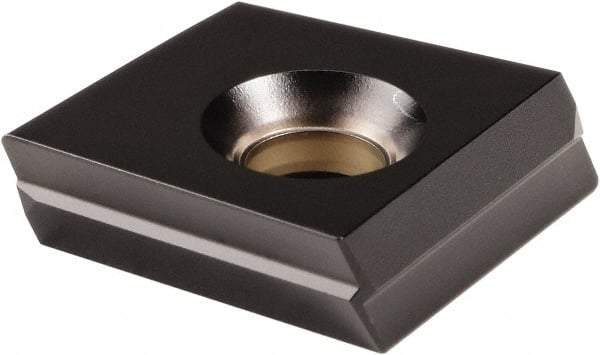 Kennametal - C2FIX150505 MN Grade KCU10 Carbide Turning Insert - AlTiN Finish, Irregular, 5mm Thick, 0.5mm Corner Radius - Eagle Tool & Supply
