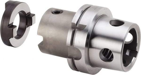 Kennametal - Series HTS, Head Connection 40, 100mm Shank Diam, Drill Body - 69.95mm Drill Body Length to Flange, KM Toolholder, 70mm Nose Diam, 148.85mm OAL, 85mm Drill Body Length, Modular Connection, Through Coolant - Eagle Tool & Supply