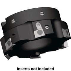 Kennametal - 10 Inserts, 160mm Cut Diam, 40mm Arbor Diam, 9.5mm Max Depth of Cut, Indexable Square-Shoulder Face Mill - 0/90° Lead Angle, 63mm High, BGHX 15L5... Insert Compatibility, Series Fix-Perfect - Eagle Tool & Supply