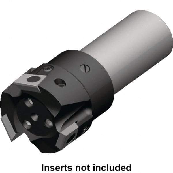 Kennametal - 50mm Cut Diam, 9.5mm Max Depth of Cut, 32mm Shank Diam, 110mm OAL, Indexable Square Shoulder End Mill - BGHX 15.. Inserts, Cylindrical Shank, 90° Lead Angle, Through Coolant, Series Fix-Perfect - Eagle Tool & Supply