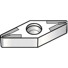 Kennametal - VBMT331 11 Grade KT325 Cermet Turning Insert - Uncoated, 35° Diamond, 3/8" Inscr Circle, 3/16" Thick, 1/64" Corner Radius - Eagle Tool & Supply
