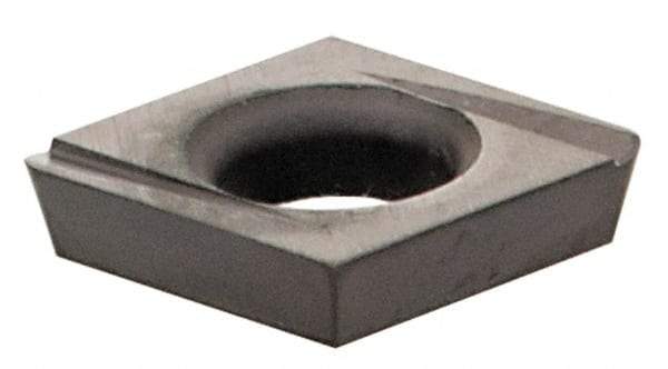 Kennametal - CDHH1.20.61 Grade KCU10 Carbide Turning Insert - AlTiN Finish, 80° Diamond, 5/32" Inscr Circle, 0.04 Thick, 1/64" Corner Radius - Eagle Tool & Supply