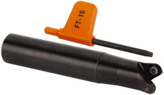 Kennametal - 20mm Cutting Diam, 20mm Shank Diam, 0.7874" Max Depth of Cut, Straight Shank Indexable Copy End Mill - 2 Inserts, RD.X 1003.. Insert - Eagle Tool & Supply
