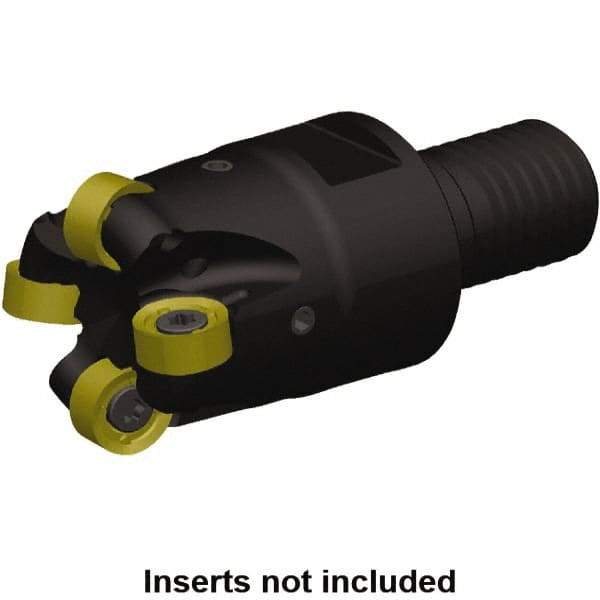 Kennametal - 32mm Cutting Diam, 1.26" Max Depth of Cut, Modular Connection Indexable Copy End Mill - 4 Inserts, RN.J 10T3M0.N.. Insert, KDR Toolholder, Through Coolant - Eagle Tool & Supply