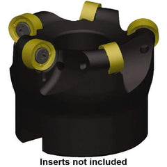Kennametal - 50mm Cut Diam, 5mm Max Depth, 22mm Arbor Hole, 6 Inserts, RN.J 10T3... Insert Style, Indexable Copy Face Mill - KDR Cutter Style, 40mm High, Series Rodeka - Eagle Tool & Supply