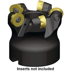 Kennametal - 88mm Cut Diam, 6mm Max Depth, 32mm Arbor Hole, 9 Inserts, RP.T 1204... Insert Style, Indexable Copy Face Mill - KSRM Cutter Style, 24,000 Max RPM, 50mm High, Through Coolant, Series KSRM - Eagle Tool & Supply