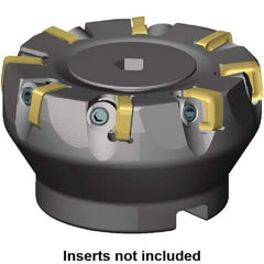 Kennametal - 160mm Cut Diam, 40mm Arbor Hole, 5mm Max Depth of Cut, 6° Indexable Chamfer & Angle Face Mill - 24 Inserts, SNXF 1204... Insert, Left Hand Cut, 24 Flutes, Through Coolant, Series KSSR - Eagle Tool & Supply