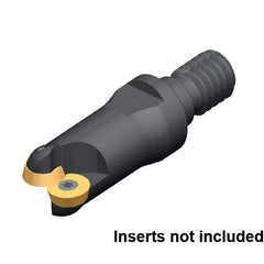 Kennametal - 35mm Cutting Diam, 1.378" Max Depth of Cut, Modular Connection Indexable Copy End Mill - 6 Inserts, RD.. 0702.. Insert - Eagle Tool & Supply
