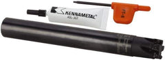 Kennametal - 20mm Cut Diam, 6.93mm Max Depth of Cut, 20mm Shank Diam, 110mm OAL, Indexable Square Shoulder End Mill - EDPT 0703.. Inserts, Cylindrical Shank, 0° Lead Angle, Through Coolant, Series Mill 1-07 - Eagle Tool & Supply