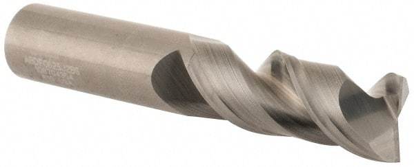 Kennametal - 5/8", 2 Flute, Single End, Solid Carbide, Corner Radius End Mill - 3-1/2" OAL, 45° Helix, Right Hand Flute, 1-5/8" LOC, Right Hand Cut - Eagle Tool & Supply