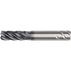 Kennametal - 14mm, 5 Flute, Single End, Solid Carbide, End Mill - 84mm OAL, 38° Helix, Right Hand Flute, 26mm LOC, Right Hand Cut, 42mm Extended Reach - Eagle Tool & Supply