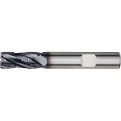 Kennametal - 14mm, 4 Flute, Single End, Solid Carbide, Corner Chamfer End Mill - 83mm OAL, 30° Helix, Right Hand Flute, 26mm LOC, Right Hand Cut - Eagle Tool & Supply