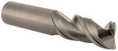 Kennametal - 3/4", 2 Flute, Single End, Solid Carbide, 0.03" Corner Radius End Mill - 4" OAL, 45° Helix, Right Hand Flute, 1-5/8" LOC, Right Hand Cut - Eagle Tool & Supply