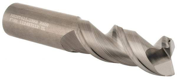 Kennametal - 5/8", 2 Flute, Single End, Solid Carbide, 0.03" Corner Radius End Mill - 3-1/2" OAL, 45° Helix, Right Hand Flute, 1-5/8" LOC, Right Hand Cut - Eagle Tool & Supply