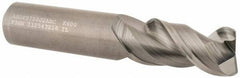 Kennametal - 3/4", 2 Flute, Single End, Solid Carbide, 0.06" Corner Radius End Mill - 4" OAL, 45° Helix, Right Hand Flute, 1-1/2" LOC, Right Hand Cut - Eagle Tool & Supply
