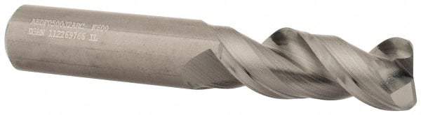 Kennametal - 1/2", 2 Flute, Single End, Solid Carbide, 0.06" Corner Radius End Mill - 3" OAL, 45° Helix, Right Hand Flute, 1-1/4" LOC, Right Hand Cut - Eagle Tool & Supply