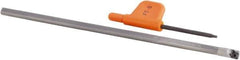 Kennametal - 6.91mm Min Bore Diam, 150mm OAL, 6mm Shank Diam, E-SCLD Indexable Boring Bar - CD.. S4T002 Insert, Screw Holding Method - Eagle Tool & Supply