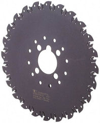 Kennametal - Arbor Hole Connection, 1/8" Cutting Width, 3-1/4" Depth of Cut, 10" Cutter Diam, 2" Hole Diam, 24 Tooth Indexable Slotting Cutter - KVNS Toolholder, OD 3118.. Insert - Eagle Tool & Supply