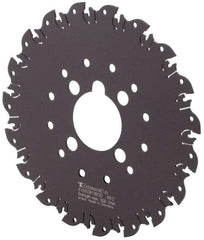 Kennametal - Arbor Hole Connection, 1/8" Cutting Width, 2-1/4" Depth of Cut, 8" Cutter Diam, 2" Hole Diam, 19 Tooth Indexable Slotting Cutter - KVNS Toolholder, OD 3118.. Insert - Eagle Tool & Supply