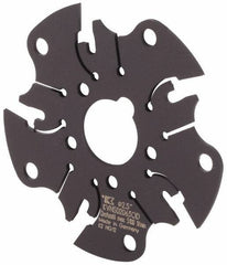 Kennametal - Arbor Hole Connection, 1/16" Cutting Width, 5/8" Depth of Cut, 2-1/2" Cutter Diam, 5/8" Hole Diam, 5 Tooth Indexable Slotting Cutter - KVNS Toolholder, OD 1063.. Insert - Eagle Tool & Supply