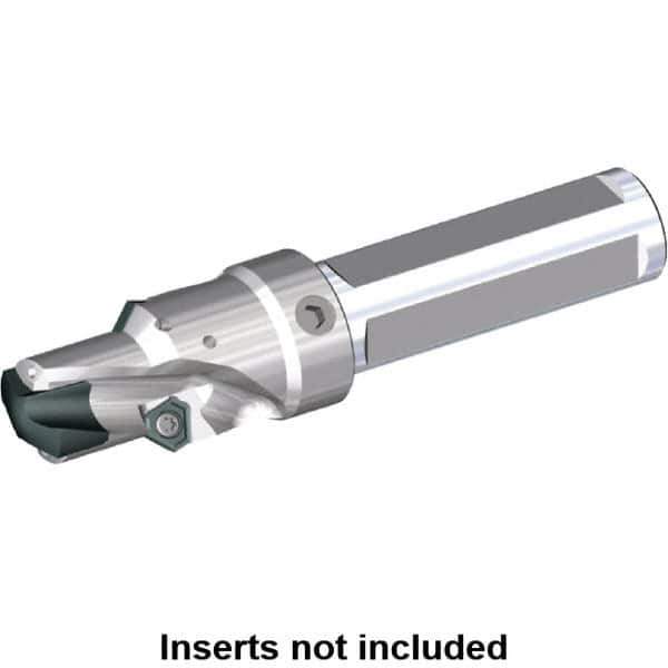 Kennametal - 15.88 to 18mm Diam, 1xD, 18mm Max Depth, 3/4" Shank Diam, 107.95mm OAL, Replaceable Tip Drill - KSEM0625, TPGX 1102ZPR Insert, 1 Seat Size, KSEM Toolholder, Series KSEM Chamfer - Eagle Tool & Supply