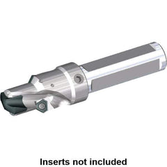 Kennametal - 15.88 to 18mm Diam, 1xD, 18mm Max Depth, 3/4" Shank Diam, 107.95mm OAL, Replaceable Tip Drill - KSEM0625, TPGX 1102ZPR Insert, 1 Seat Size, KSEM Toolholder, Series KSEM Chamfer - Eagle Tool & Supply