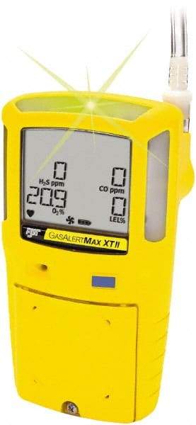 BW Technologies by Honeywell - Visual, Vibration & Audible Alarm, LCD Display, Multi-Gas Detector - Monitors LEL & Oxygen, -20 to 50°C Working Temp - Eagle Tool & Supply