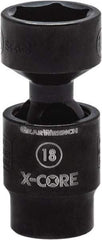 GearWrench - 3/8" Drive 13mm Standard Universal Impact Socket - 6 Points, 2-2/11" OAL - Eagle Tool & Supply