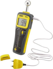 General - 32 to 122°F Operating Temp, Moisture Meter - LCD Display, Accurate to ±3% - Eagle Tool & Supply