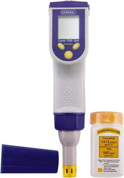 General - Conductivity/TDS/Salinity/Temp Meter - 32 to 194°F - Eagle Tool & Supply