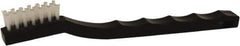 O-Cedar - 1/2" Bristle Length, Nylon Cleaning & Finishing Brush - 1" Wide Head, 7" OAL, Black, Plastic Block - Eagle Tool & Supply