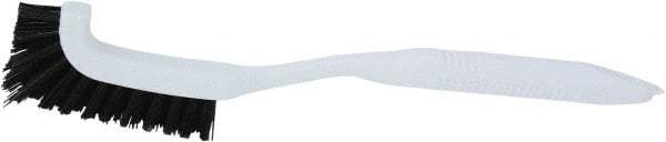 O-Cedar - 3/4" Bristle Length, Nylon Scouring Brush - 3/4" Wide Head, 8-1/2" OAL, White, Plastic Block - Eagle Tool & Supply