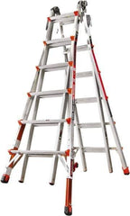 Little Giant Ladder - 22 Steps, 23' High, Type IA Rating, Aluminum Multi-Use Ladder - 300 Lb Load Capacity, 31" Base Width - Eagle Tool & Supply