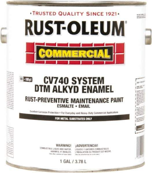 Rust-Oleum - 128 oz Yellow Paint Powder Coating - 265 to 440 Sq Ft Coverage - Eagle Tool & Supply