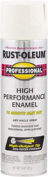 Rust-Oleum - Almond (Color), Gloss, Rust Proof Enamel Spray Paint - 14 Sq Ft per Can, 15 oz Container, Use on Multipurpose - Eagle Tool & Supply
