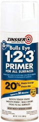 Rust-Oleum - 13 oz White Water-Based Acrylic Enamel Primer - 8 to 12 Sq Ft Coverage, Quick Drying, Interior/Exterior - Eagle Tool & Supply