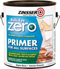 Rust-Oleum - 1 Gal White Primer Sealer - 400 Sq Ft Coverage, <1 gL Content, Quick Drying, Interior/Exterior - Eagle Tool & Supply